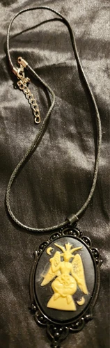 OFF WHITE Collana Baphomet Nera