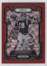 2024 Panini Prizm Draft Picks Ruby Wave Prizm Archie Manning #89 1g0b
