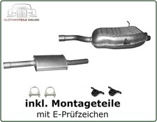Échappement Kit pour BMW 3er E46 320i 323i 328i 1998-2000 Pot Moyen + Silencieux