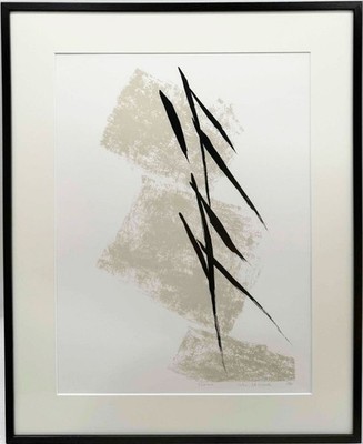 Toko Shinoda ''Flame'' Print, Framed, Autographed Edition 5/38