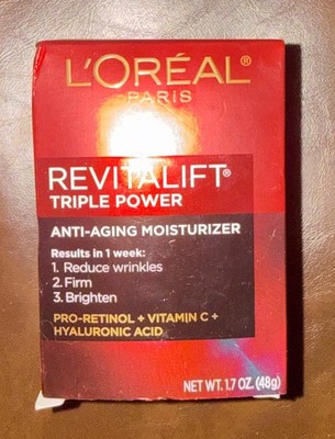 L'Oreal Paris Revitalift Triple Power Anti-Aging Moisturizer NEW & SEALED