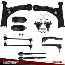 Front Lower Control Arm Ball Joint Tie Rod Sway Bar For Toyota Corolla 2003-2008