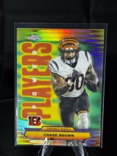 #PP19 Chase Brown 2025 Topps Chrome Power Players Refractor