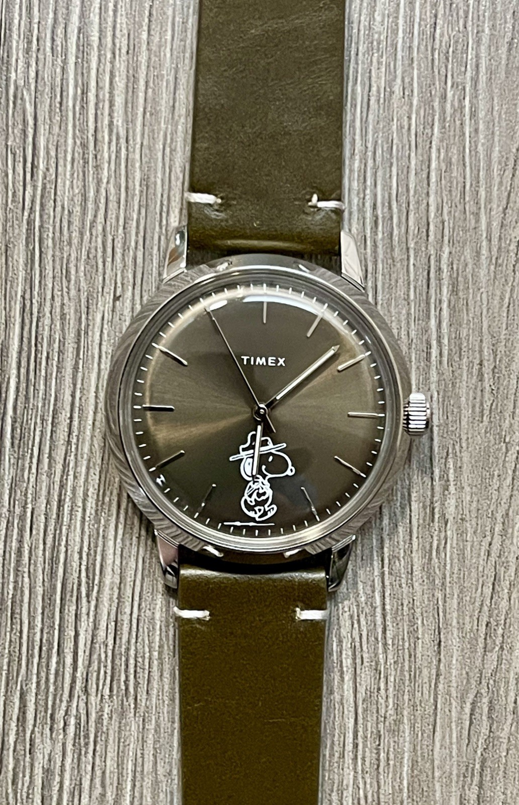 Timex 40mm Marlin x Peanuts Automatic Watch Snoopy Beagle Scout TW2U85600ZV RARE image 5