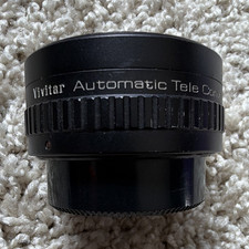 Vivitar Automatic Tele Converter 2X-1 2x Teleconverter Made in Japan w/ Cap