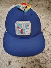 Speedo Kids Trucker Hat Navy Blue Floating Adjustable Baseball Cap One Size