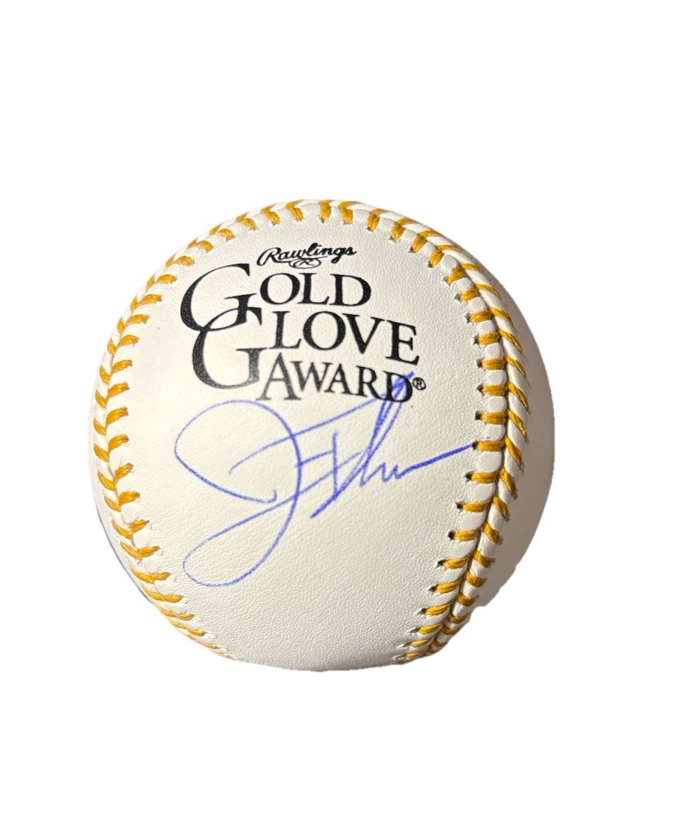 Jim Thome Autographed Signed BASEBALL GOLD GLOVE ROMLB BECKETT COA HOLO 