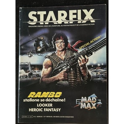 STARFIX 002 MÄRZ 1983 COVER RAMBO SYLVESTER STALLONE 10 SEITEN MAD MAX LOOKER HE