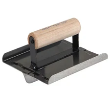 KRAFT TOOL CF1707 All Steel Hand Groover, 6" x 6" 1/2"R 1"D