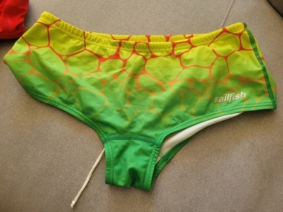 Badehose Sunga Sailfish Gr. L grün/gelb