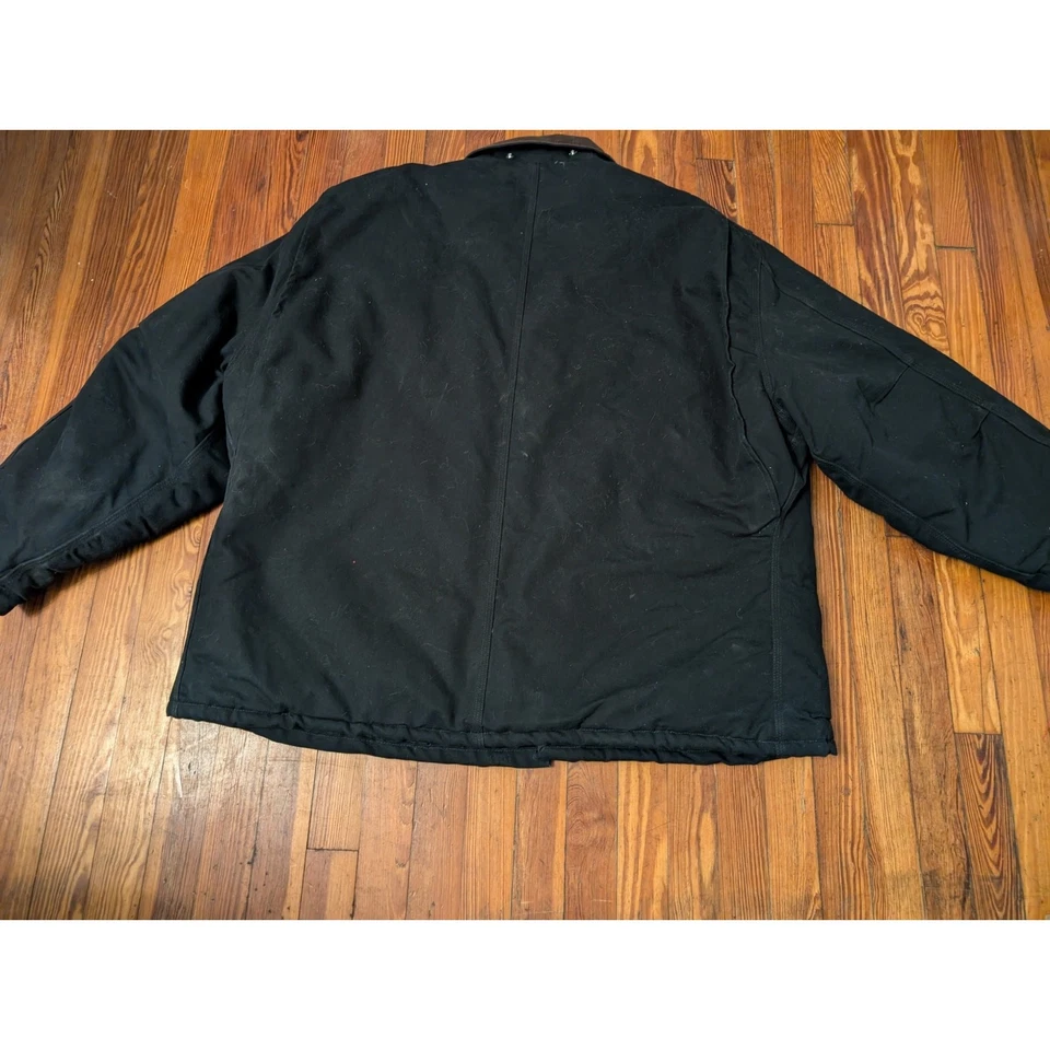 Chaqueta acolchada Carhartt negra de colección para hombre 3XL Foto 2 de 4