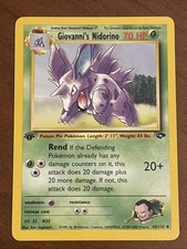 Giovanni's Nidorino 45/132 Gym Challenge Regular Uncommon 1999-2000 NM on eBay