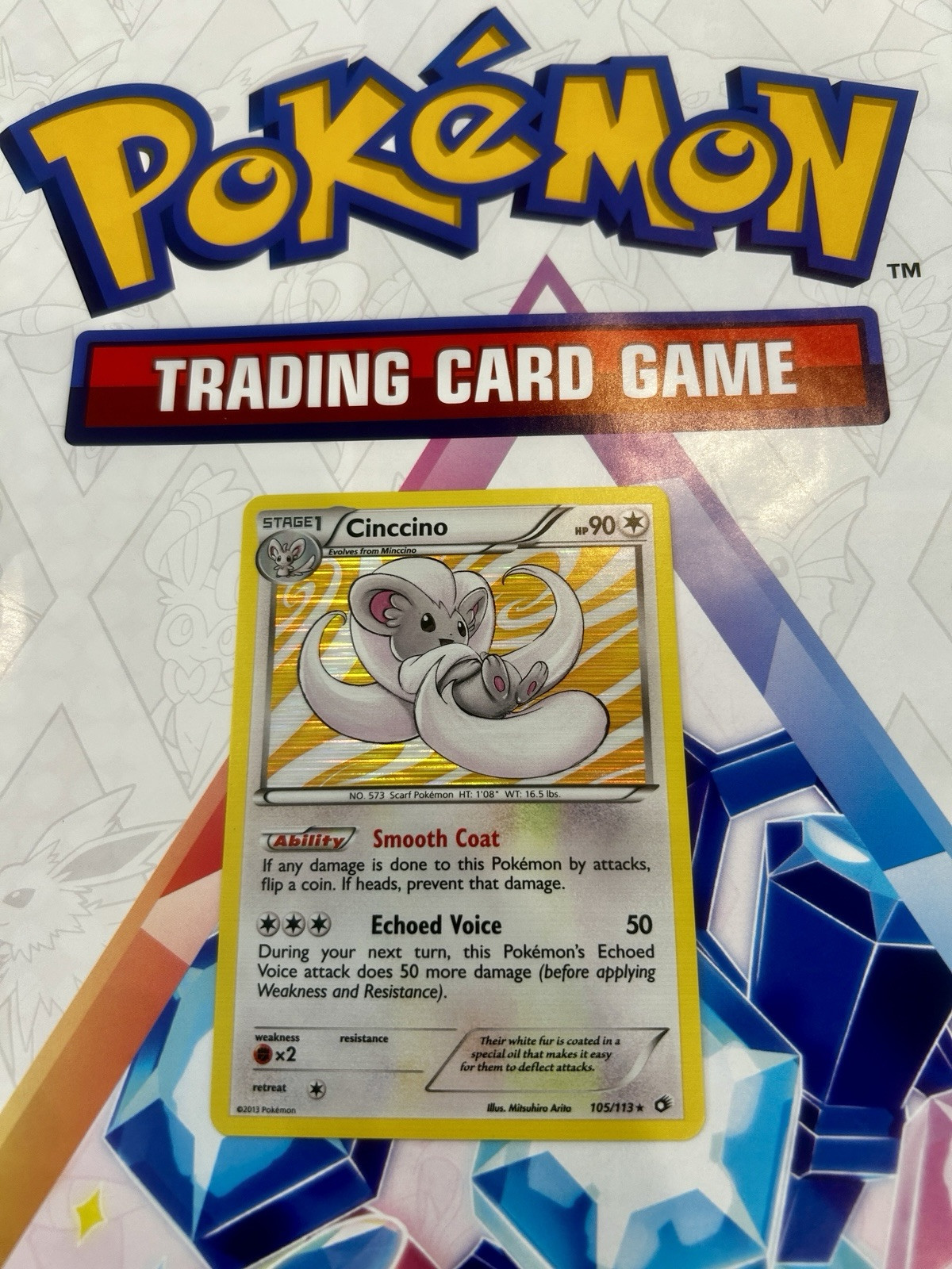 NEAR MINT! 2013 CINCCINO 105/113 Holo Pokémon TCG BW Legendary Treasures NM