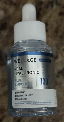 WELLAGE Real Hyaluronic Blue Ampoule 100ml (3.38 oz) Facial Serum K-Beauty