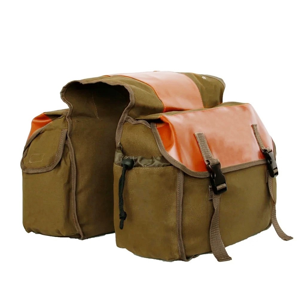 Side By Side Rear Rack Bicycle Carrier Rear Rack Bike Trunk Bag Luggage Pannier Back Seat ...