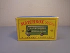 MATCHBOX LESNEY No 46B VINTAGE ORIGINAL BOX FOR PICKFORDS REMOVALS VAN NMINT