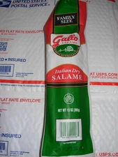 1 - PACK GALLO ITALIAN SALAMI DRY SALAME "Family Size" 13 Oz Each Fast & Fresh