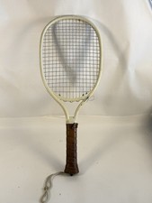 Vintage Leach Racquetball Racket with Wood Brace, 18"x 8 1/4" Wide