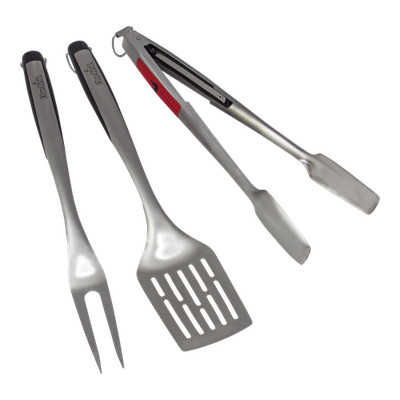 Char-Broil Comfort Grip 3-teiliges Grillbesteck Grill BBQ Zubehör Premium
