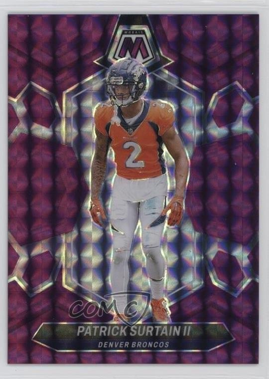 2024 Panini Mosaic Purple Mosaic Prizm /49 Patrick Surtain II #70 1qo0