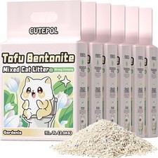 Mixed 4-in-1 Clumping Cat Litter 33 lb, Odor Control and Rapid Clumping, Wate...