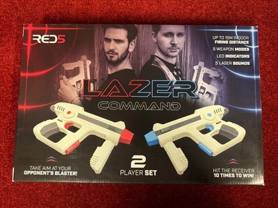 Red5 Lazer Command 2 Player Set Up To 15m Indoor Firing Distance 8+ New&sealed