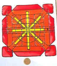 Window Color, duża gwiazda mal inaczej Boże Narodzenie, obraz okna