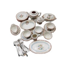Little Hostess Porcelain Tea Set Vintage 1950s 20 Piece
