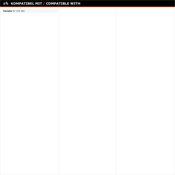 Puig Trafic FüR Yamaha Vity 125, XC 125 E Vity (Bj. 2008-2016) - Transparent-image