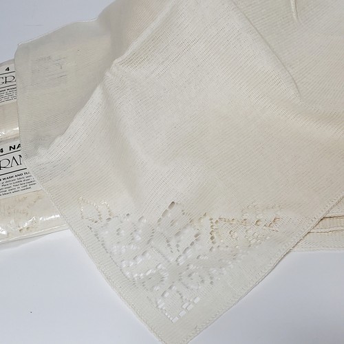 Vintage Gramercy Ivory Lace 100% Cotton set of 3 Packages New old Stock - Picture 6 of 7
