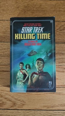 Killing Time by Della Van Hise 1985, PB 1st Recalled Nice Copy Star Trek
