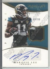 marqise lee auto autograph jersey patch jaguars usc trojans 2C #/99 2015