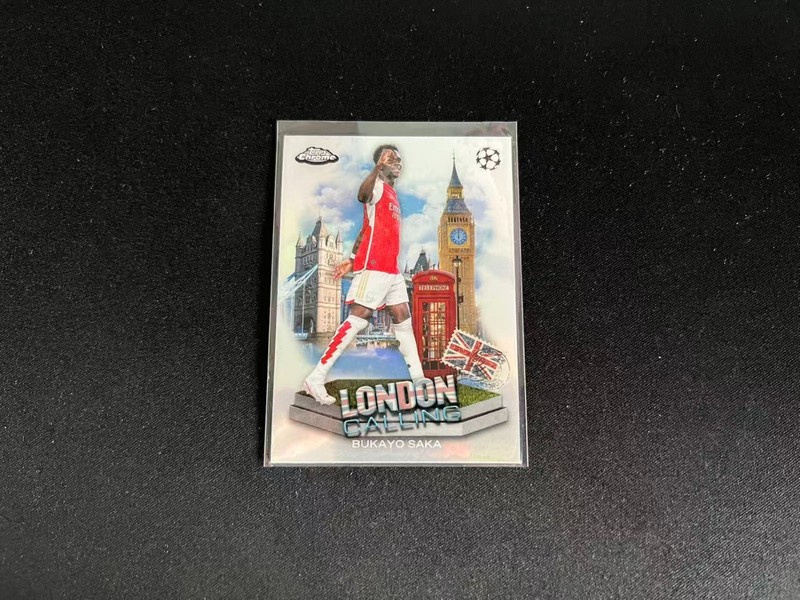 2023-24 Chrome UEFA London Calling #LC-14 Bukayo Saka - Arsenal FC