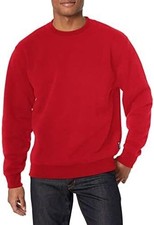 Men's Fleece Crewneck Sweatshirt Thermal Warm Casual Outdoor Wear Soft Touch