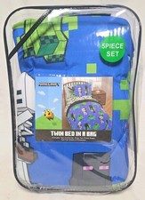 Minecraft Animals Bed in a Bag 5 piece Set - Twin
