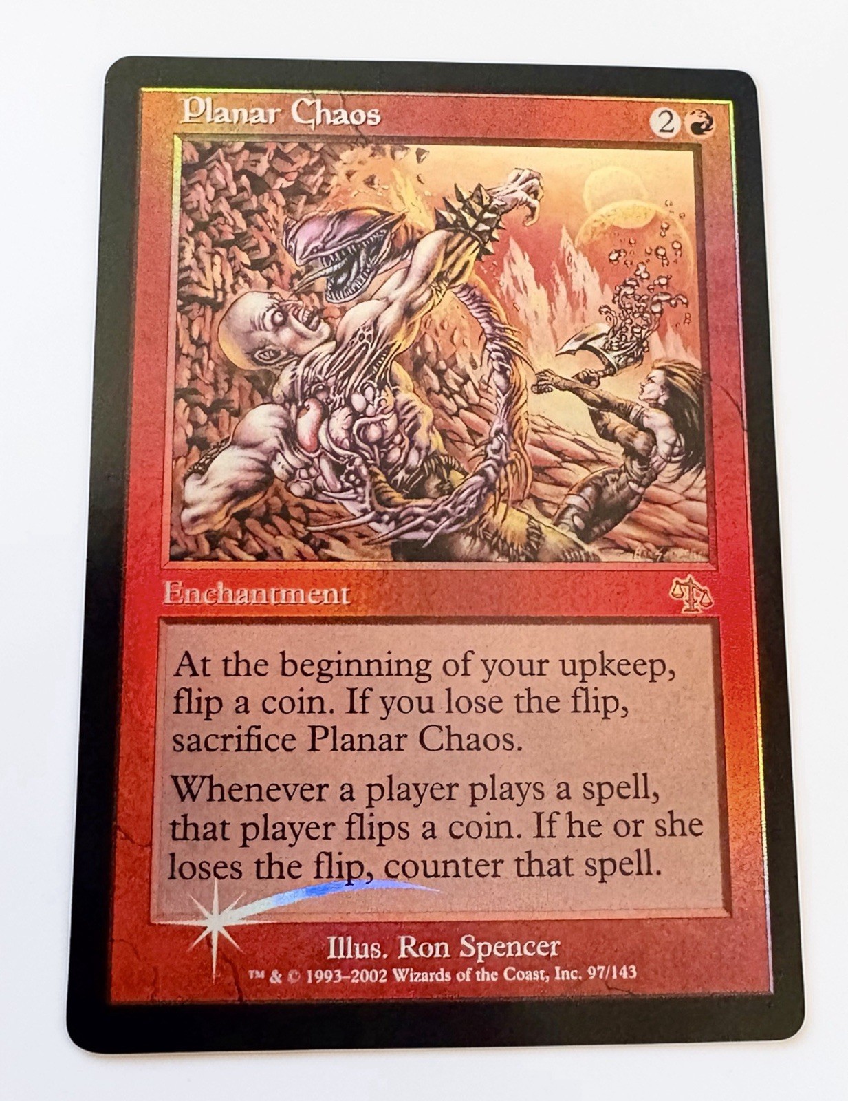 MTG Planar Chaos Foil Judgment 2002 Old Border NM Magic Card