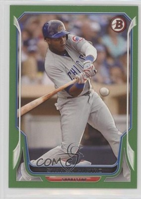 2014 Bowman Green 5/150 Starlin Castro #16 0m0
