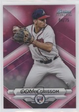 2023 Bowman Sterling Rookies Magenta Refractor 4/75 Vaughn Grissom #BSR-38 10q9