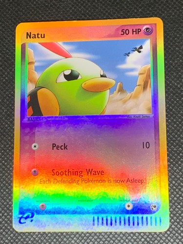 Natu 69/100 Reverse Holo - ex Sandstorm Pokemon Card - LP