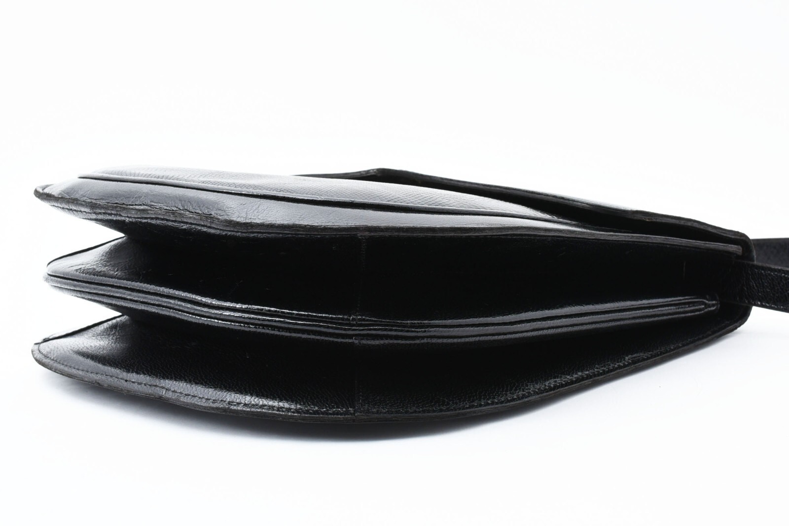 Borsa a tracolla Yves Saint Laurent YSL borsa in pelle nera vintage autentica