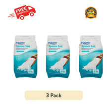 3 PACK Equate Epsom Salt, Magnesium Sulfate, 128 oz 8lb , Unscented