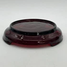 Anchor Hocking Royal Ruby Punch Bowl Stand Vintage Discontinued Base Only 6.75”