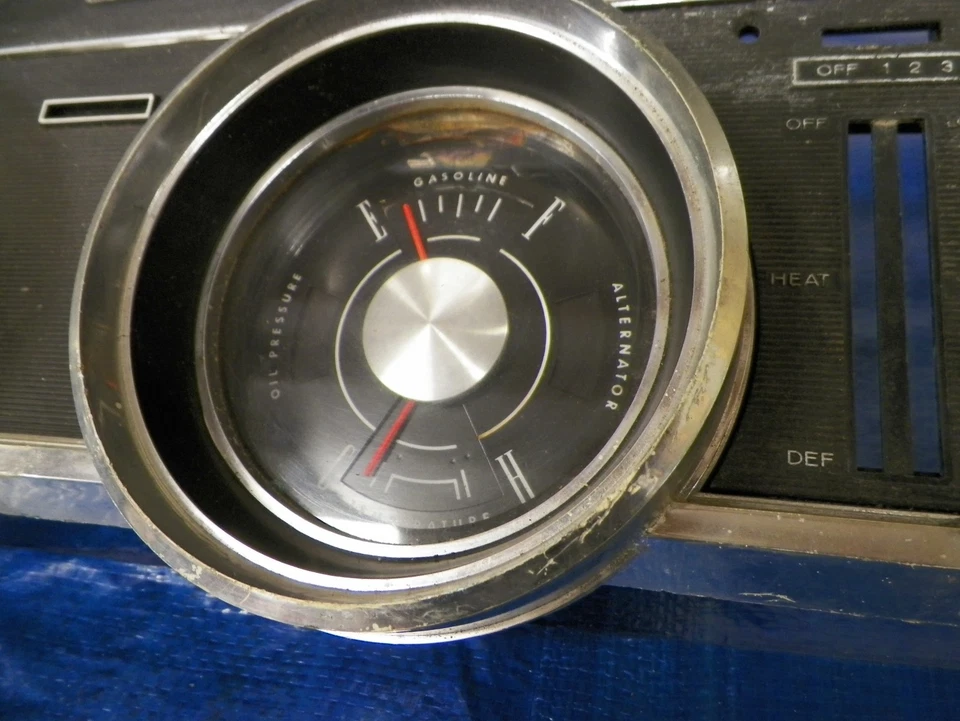 1966 Ford Falcon speedomeeter dash cluster gauges - Image 3 of 4