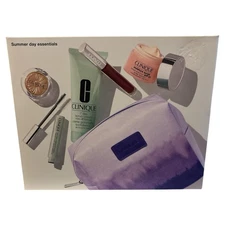 Clinique Summer Day Essentials Set, 6 Pieces Skincare & Makeup, New In Box