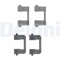 ZubehöRsatz Scheibenbremsbelag Delphi LX0530 FüR Trail Espace Qashqai Nissan JK0
