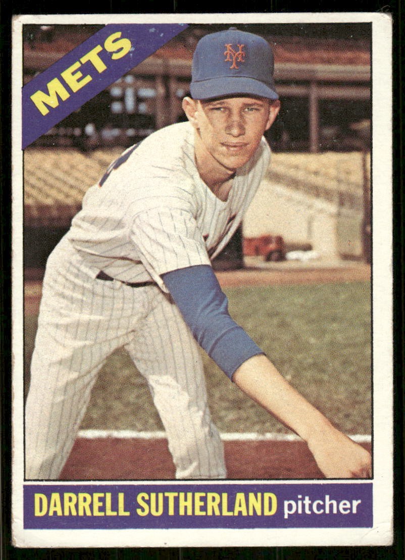 1966 Topps Darrell Sutherland Rookie #191 New York Mets