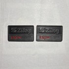 Exxon Zilog Gas & Oil Advertising Patches Lot of 2 Black Gray Red — photo 2