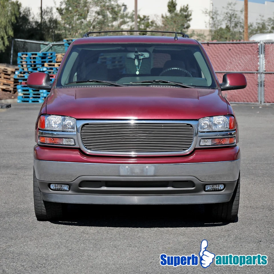 Fits 1999-2006 GMC Sierra 2000-2006 Yukon XL 1500 2500 Headlights+Bumper Lamps Foto 3 de 4