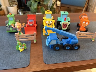 Bob The Builder Toys 2001 Lot Rolly, Lofty, Scoop, Muck, Travis, Dizzy, & Others