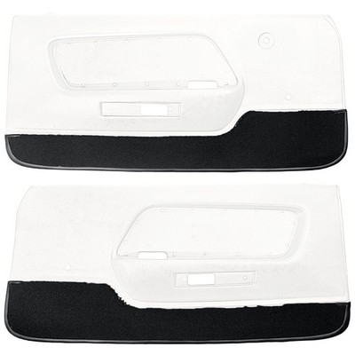 TMI Deluxe/ Mach 1 Interior White Door Panels Pair Mustang 1970